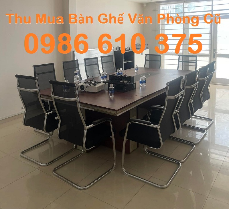 Thu mua bàn họp văn phòng cũ giá cao