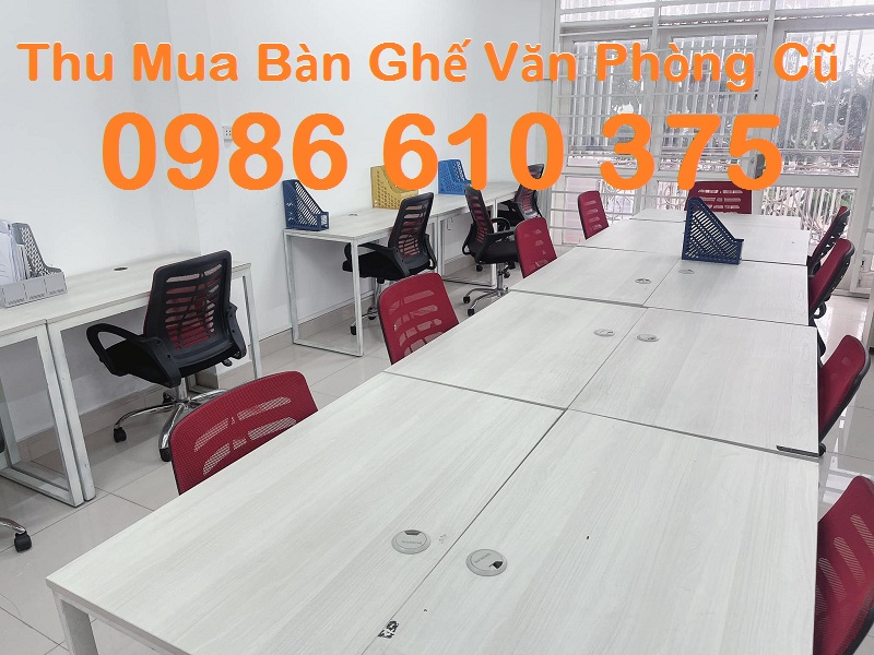 Thu mua bàn ghế văn phòng tất cả quận huyện tại TPHCM
