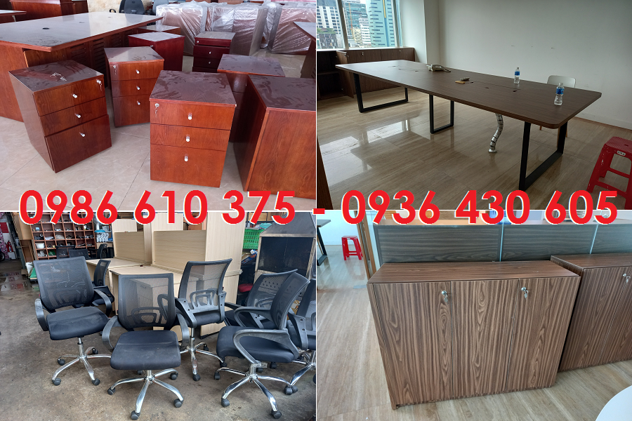 Thu mua bàn ghế văn phòng cũ giá cao tại TPHCM