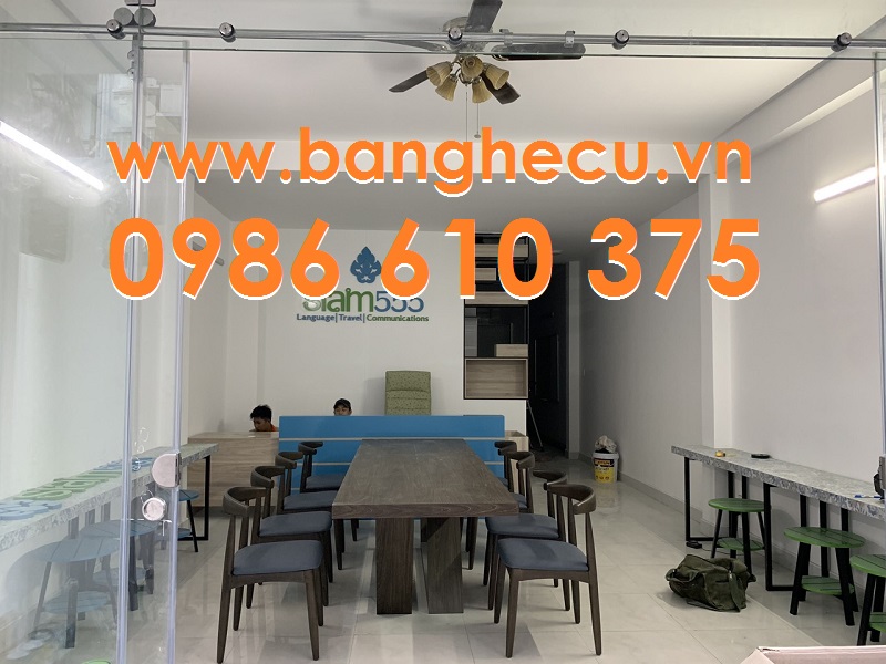 Thu mua tất cả các loại bàn ghế cũ giá cao tại quận 5
