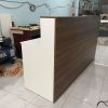 Quầy lễ tân 1m8 nâu trắng giá rẻ