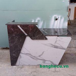 Quầy lễ tân vân đá 1m4 giá rẻ