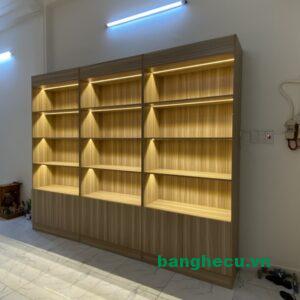 Tủ trưng bày túi xách 3m x 2m4 giá rẻ