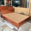 Thanh lý giường gỗ công nghiệp 1m6 màu nâu