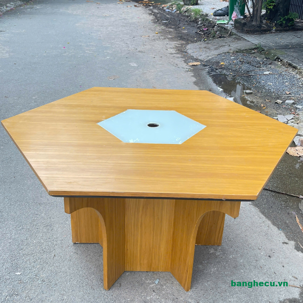 Bàn lục giác, bàn họp cũ đẹp thanh lý