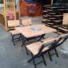 Bộ Bàn ghế xếp quán lẩu có bếp nướng tồn kho