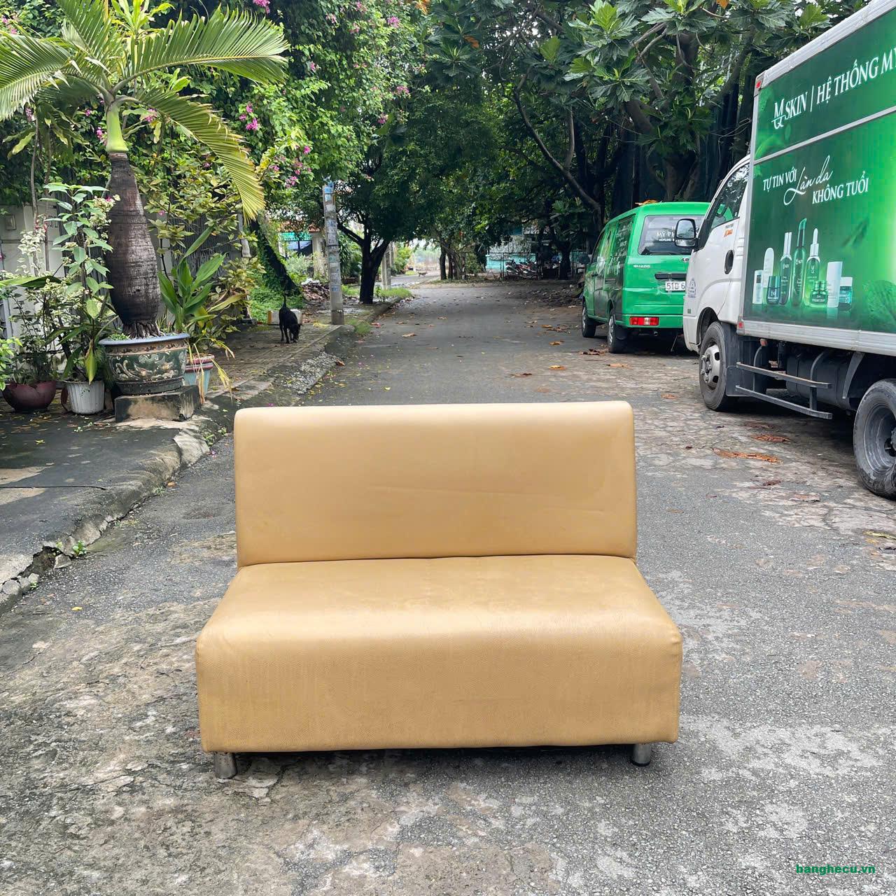 Ghế sofa đôi phòng chờ ngang 1m1 thanh lý