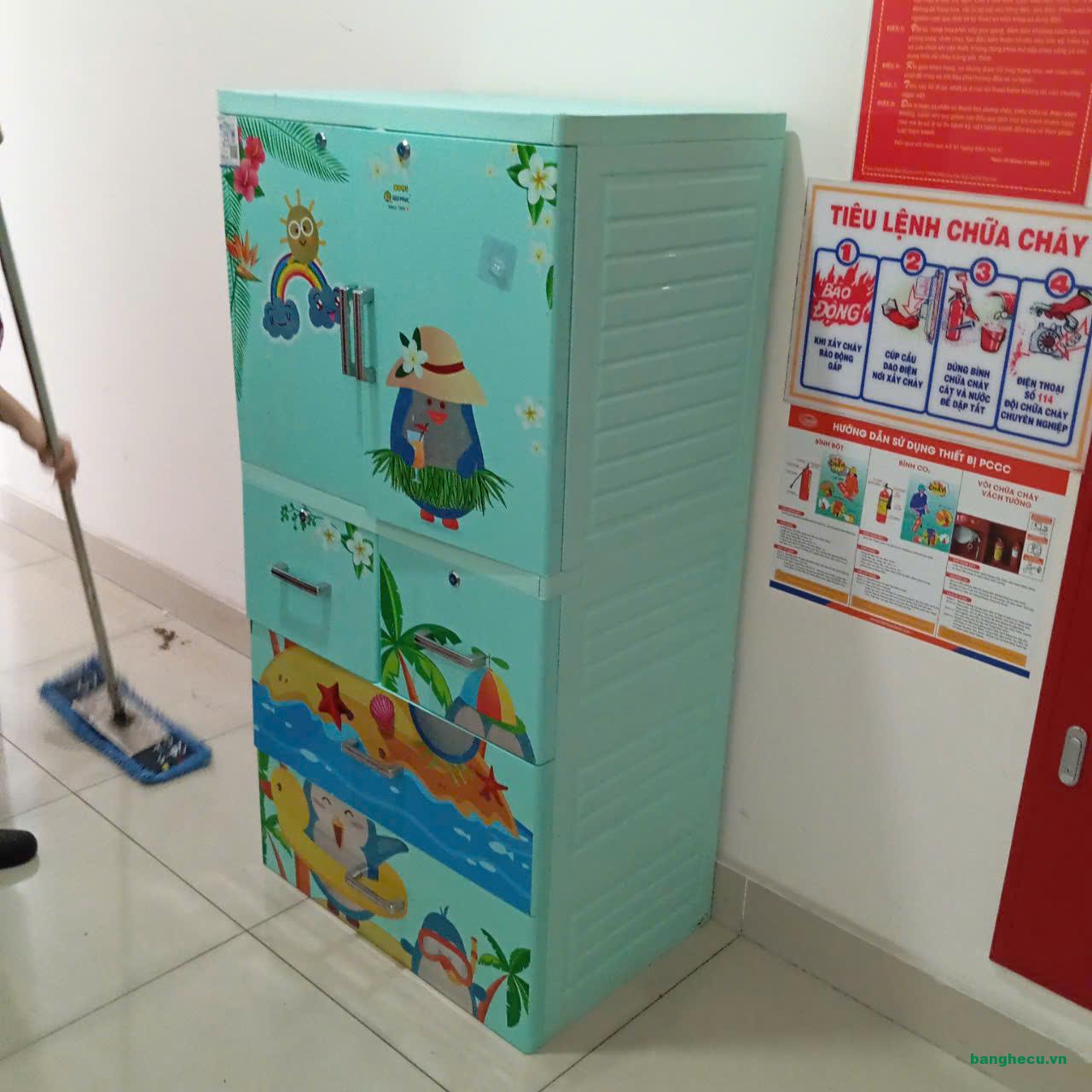 Thanh lý tủ quần áo nhựa 5 tầng thương hiệu Bite cho bé