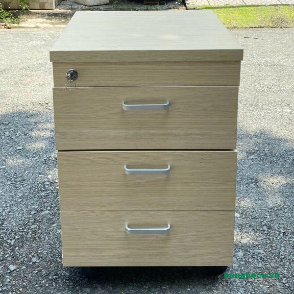 Tủ cabin 3 hộc màu nâu mới 99%