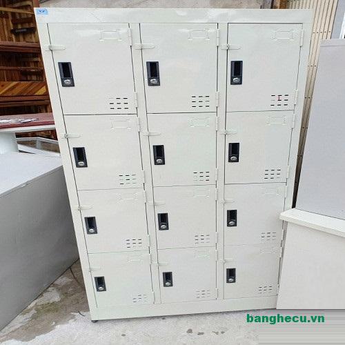 Tủ locker 12 ngăn hòa phát cũ thanh lý giá rẻ