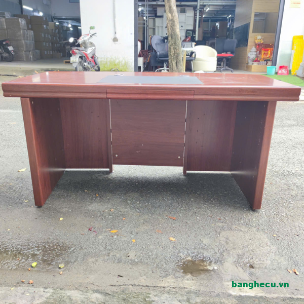 Bàn giám đốc làm việc gỗ MDF 1m6 thương hiệu Hòa Phát - Ảnh 2
