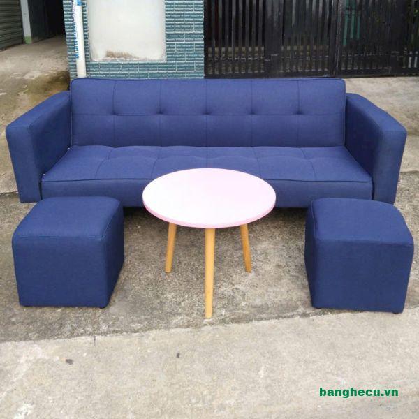 Thanh lý bộ sofa màu xanh dài 2m giá rẻ