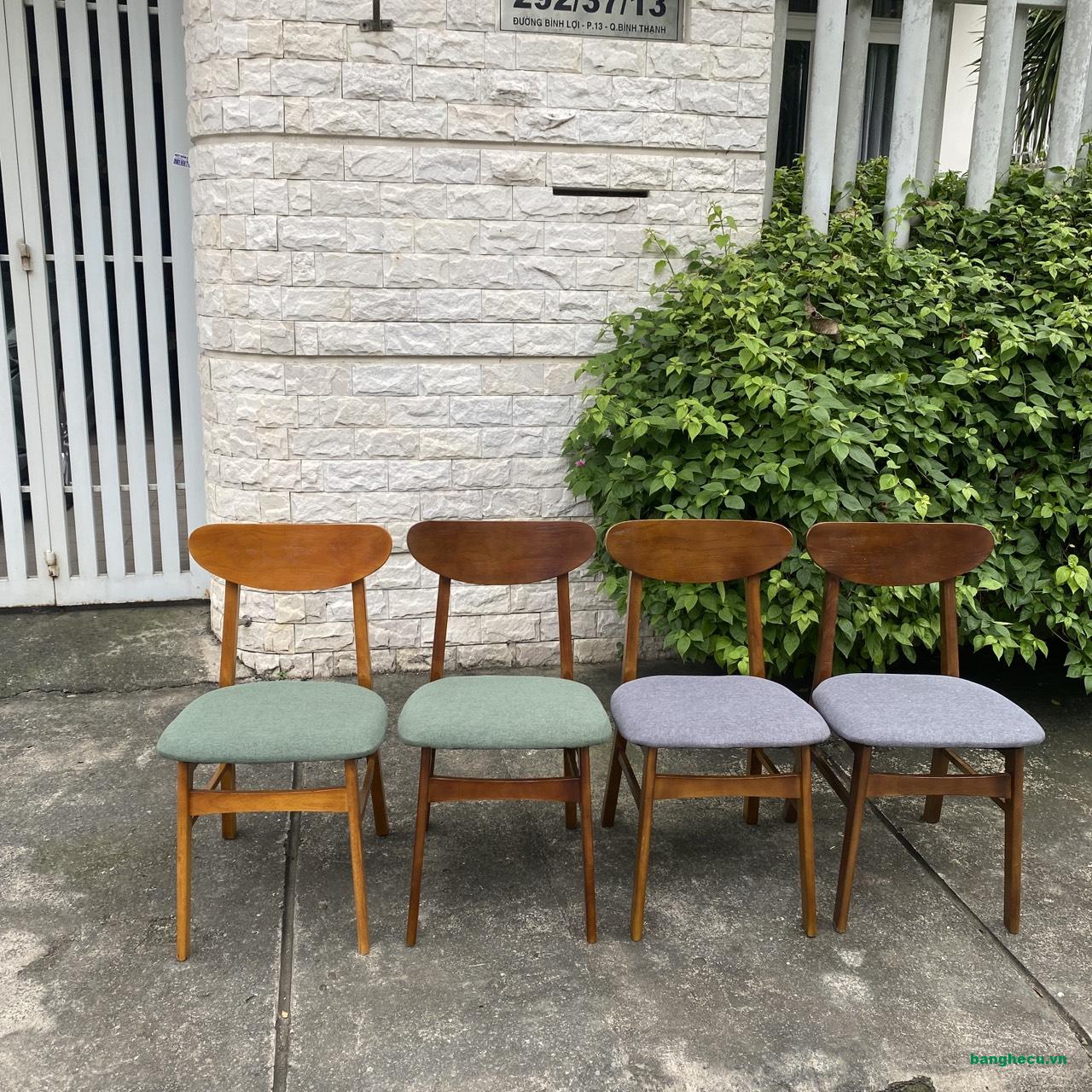 Ghế mango gỗ tự nhiên mặt nệm mới 99% - Ảnh 2