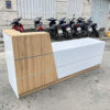 Bàn quầy lễ tân gỗ MDF dài 2m đóng mới (hàng sẵn)