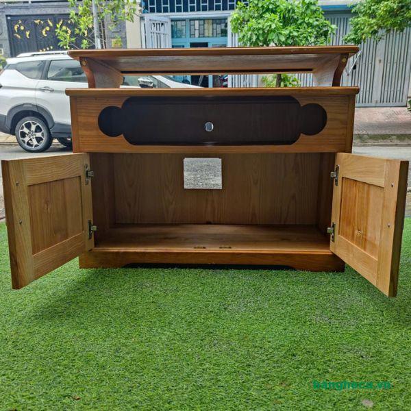 Kệ tivi phòng khách dài 90cmx70cm gỗ sồi thanh lý - Ảnh 2
