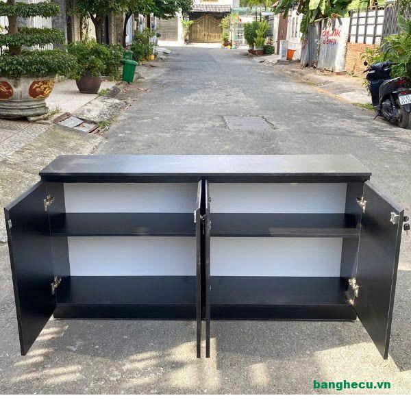 Tủ hồ sơ thấp, tủ gỗ lưu trữ tài liệu gỗ MDF chống ẩm mới 90% - Ảnh 2