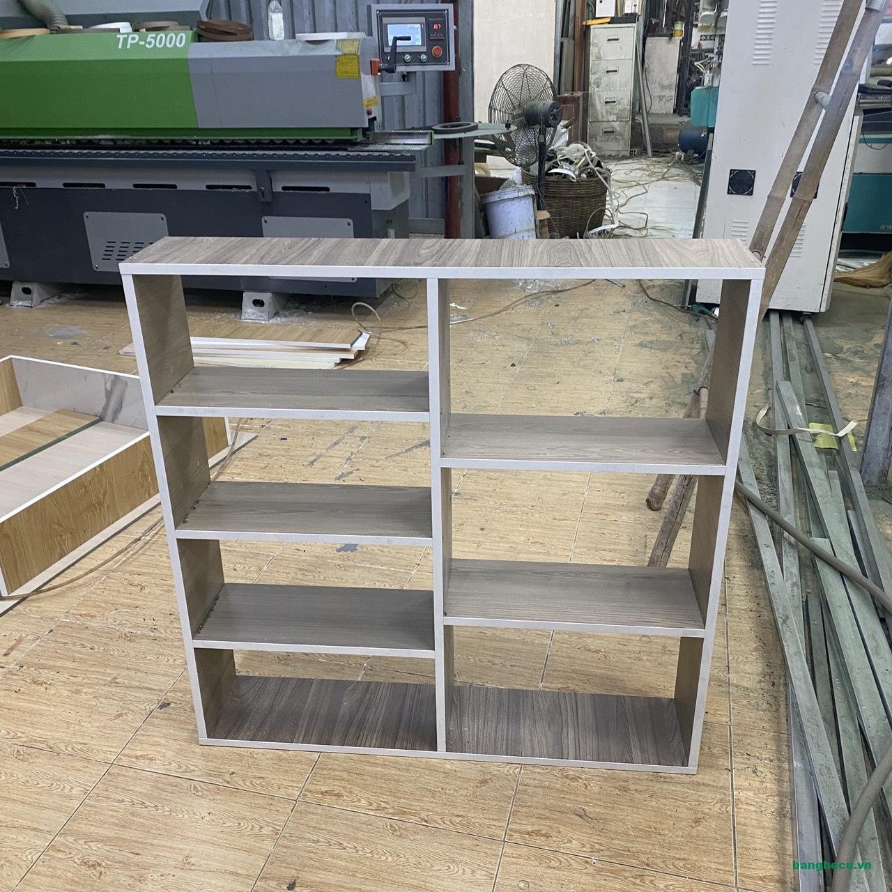 Kệ sách, kệ gỗ trang trí 1mx1m mới 90% - Ảnh 8