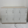 Tủ locker gỗ 8 ngăn kèm khóa mới 100%
