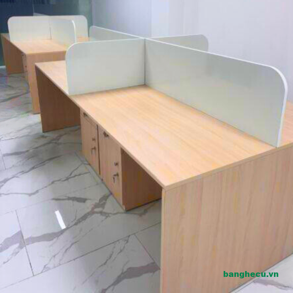 Module bàn làm việc 4 chỗ mới 100% có 4 hộc tủ - Ảnh 2