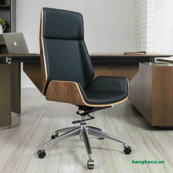 Ghế xoay Trưởng phòng cao cấp bọc da PU hiện đại
