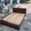 Thanh lý giường gỗ xoan đào 1m6x2m cũ đẹp