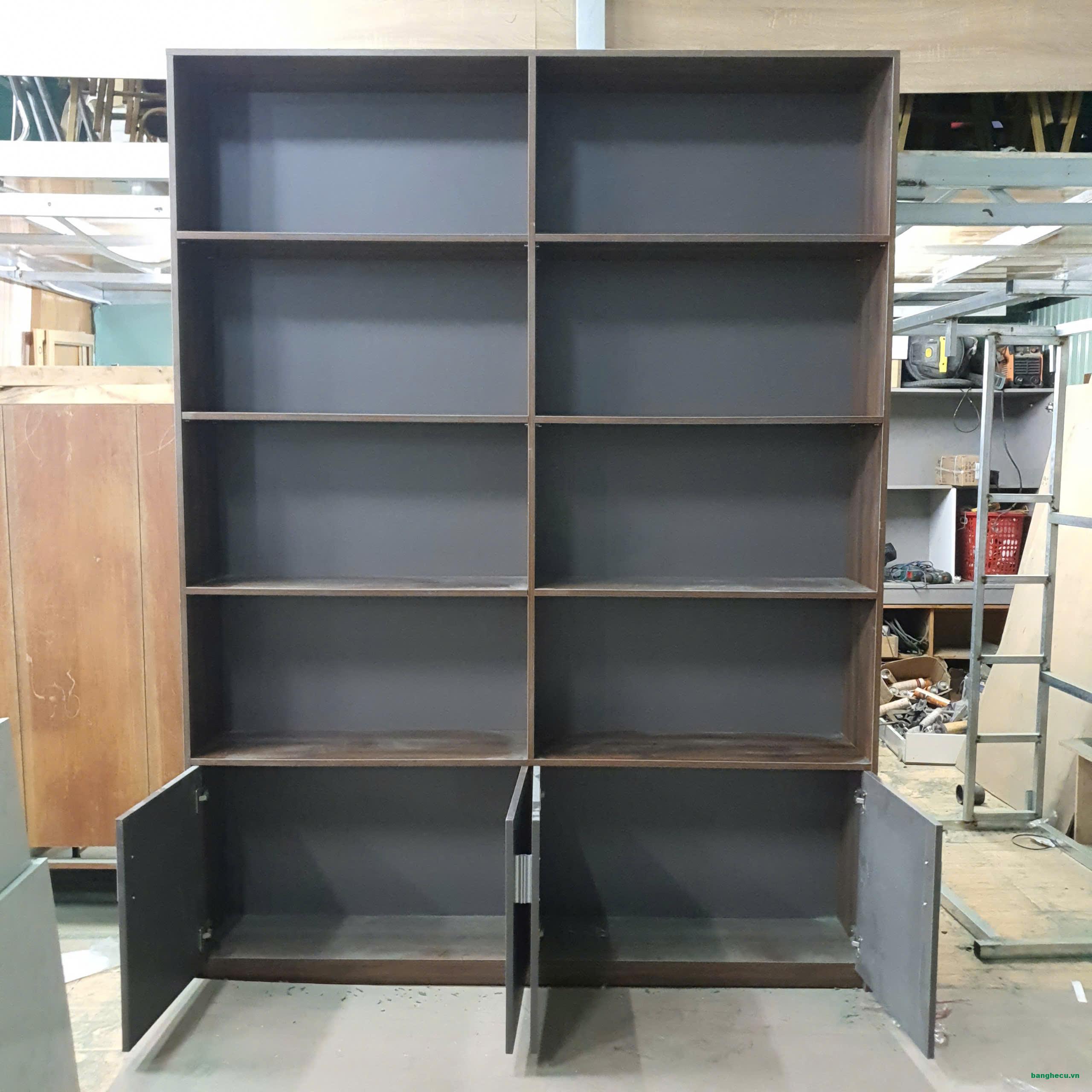 Tủ kệ trưng bày 1m8x2m4 gỗ MDF tồn kho - Ảnh 2