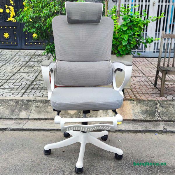 Thanh lý Ghế xoay Công thái học lưng lưới có gác chân