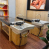 Giường gội đầu có bồn khung gỗ tự nhiên cao cấp