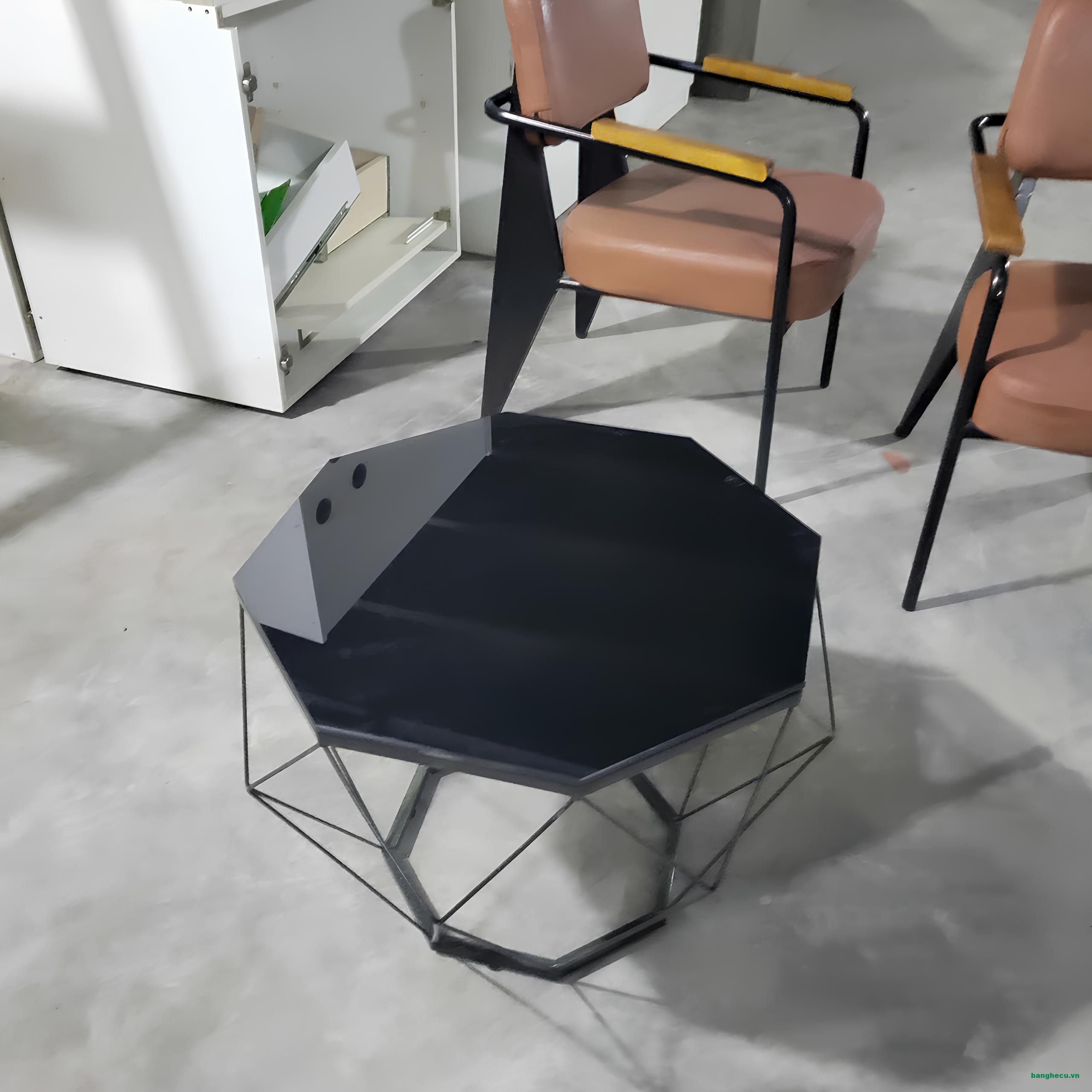 Bàn trà sofa kim cương mặt kính cường lực tồn kho