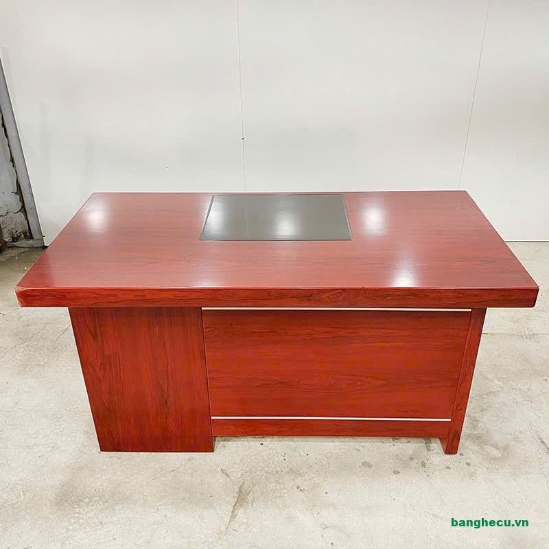 Bàn giám đốc gỗ MDF màu nâu cao cấp