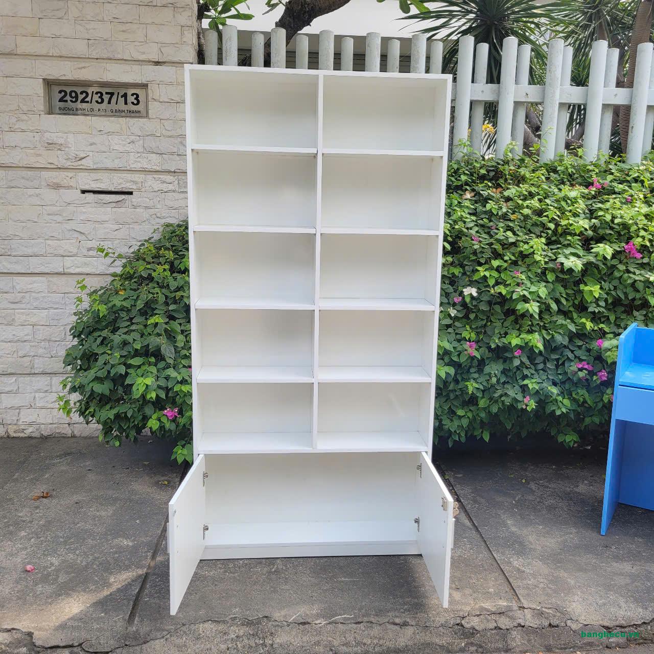 Tủ trưng bày gỗ công nghiệp 1m2x2m sâu 20cm mới 100% - Ảnh 2