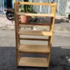Kệ gỗ trưng bày, kệ trang trí như mới