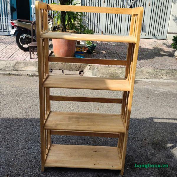 Kệ gỗ trưng bày, kệ trang trí như mới