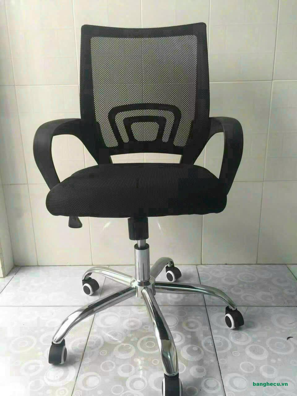 Ghế lưới nhân viên văn phòng chân xoay nhiều màu - Ảnh 3