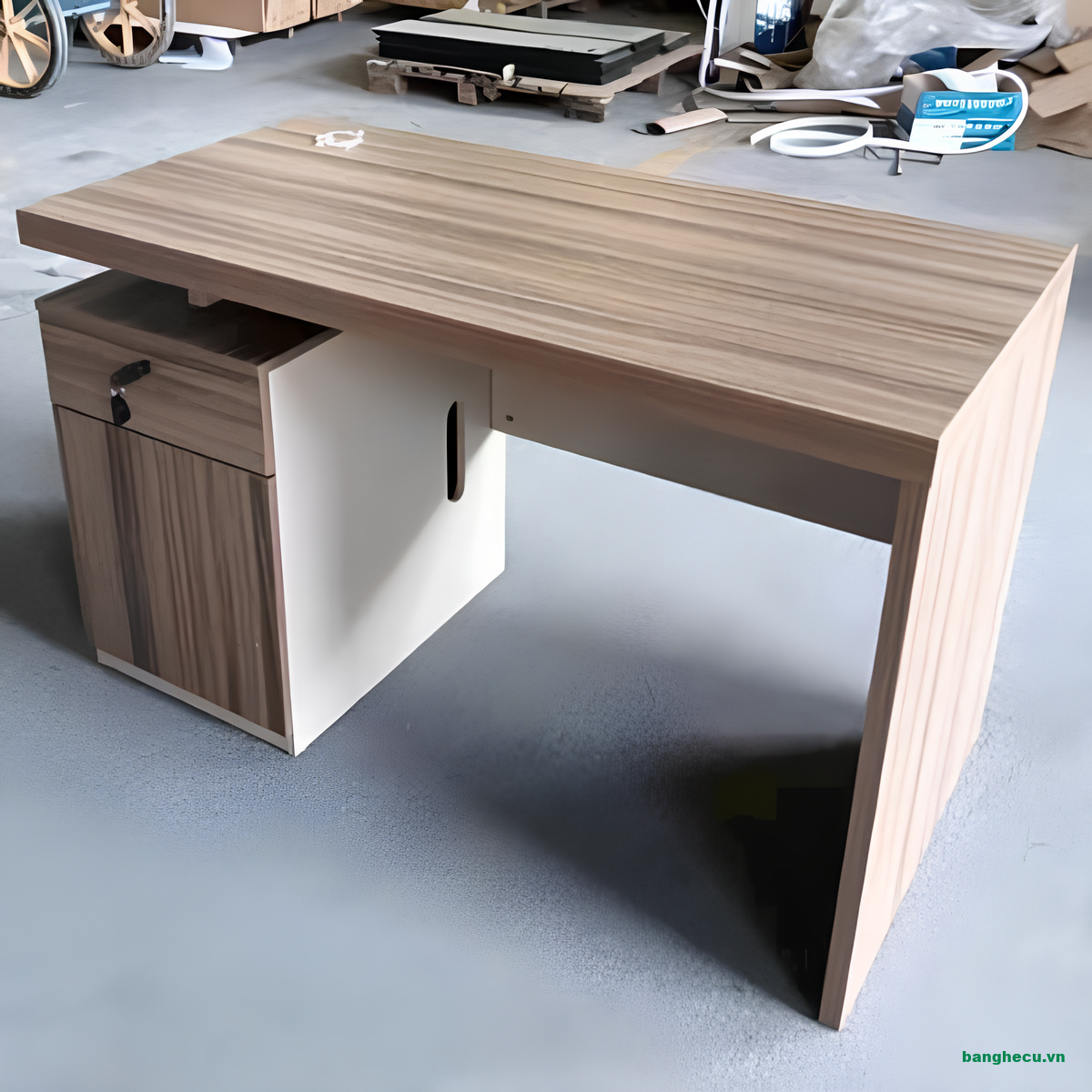 Bàn làm việc gỗ MDF chống ẩm 1m2x60cm (3 mẫu)