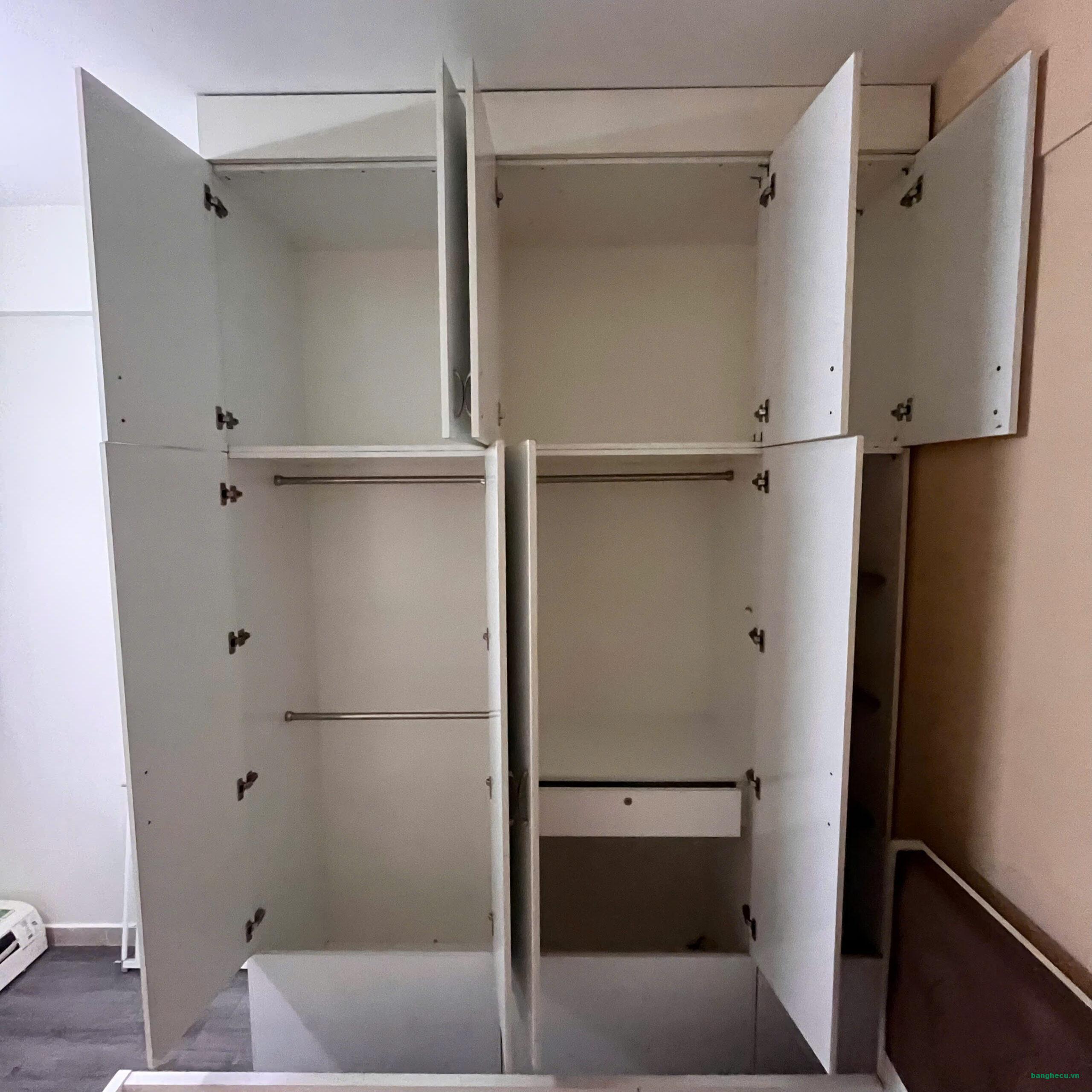 Tủ quần áo cũ kịch trần 2mx2m85 - Ảnh 2