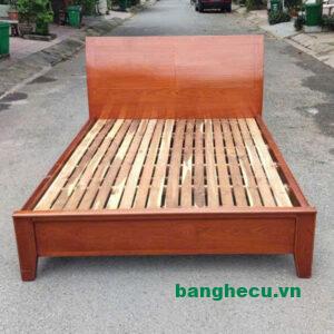 Giường gỗ MDF 1m4 chống ẩm như mới