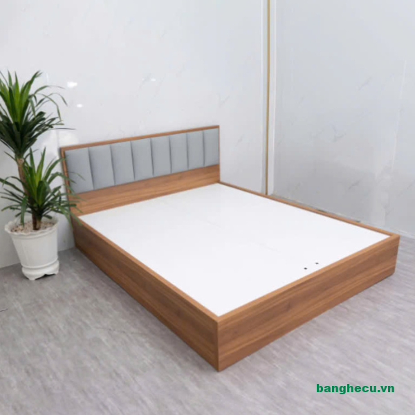 Giường ngủ bọc nệm da cao cấp 1m6 - Ảnh 7