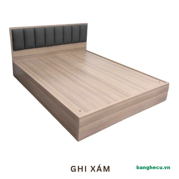 Giường ngủ bọc nệm da cao cấp 1m6 - Ảnh 4