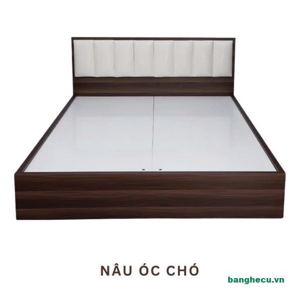 Giường ngủ bọc nệm da cao cấp 1m6 - Ảnh 9