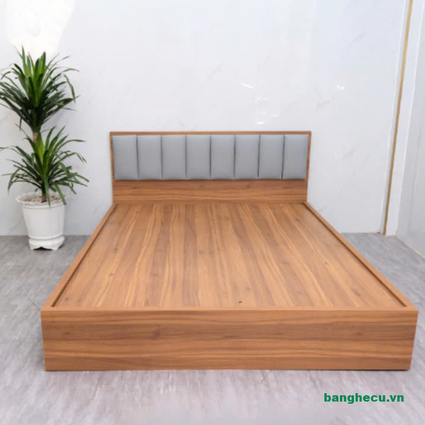 Giường ngủ bọc nệm da cao cấp 1m6 - Ảnh 8