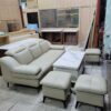 Bộ ghế sofa da phòng khách kèm bàn cao cấp