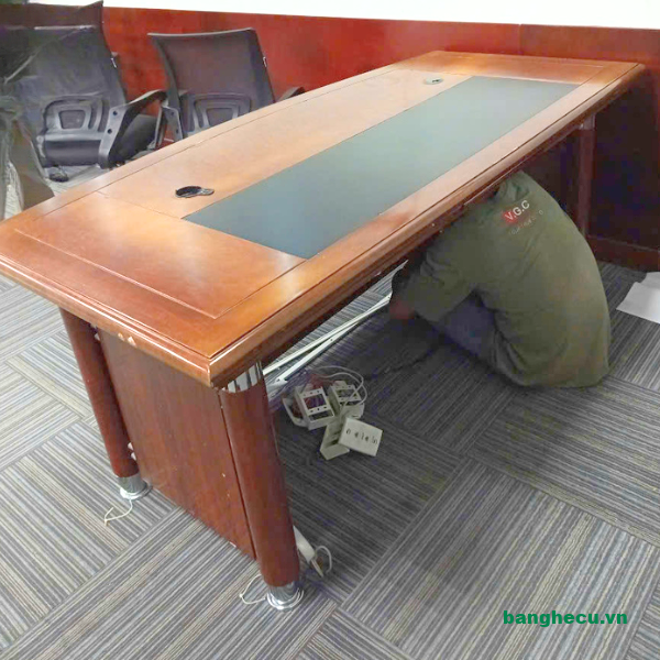 Bàn Giám đốc gỗ MDF 1m8 cao cấp giá rẻ - Ảnh 2