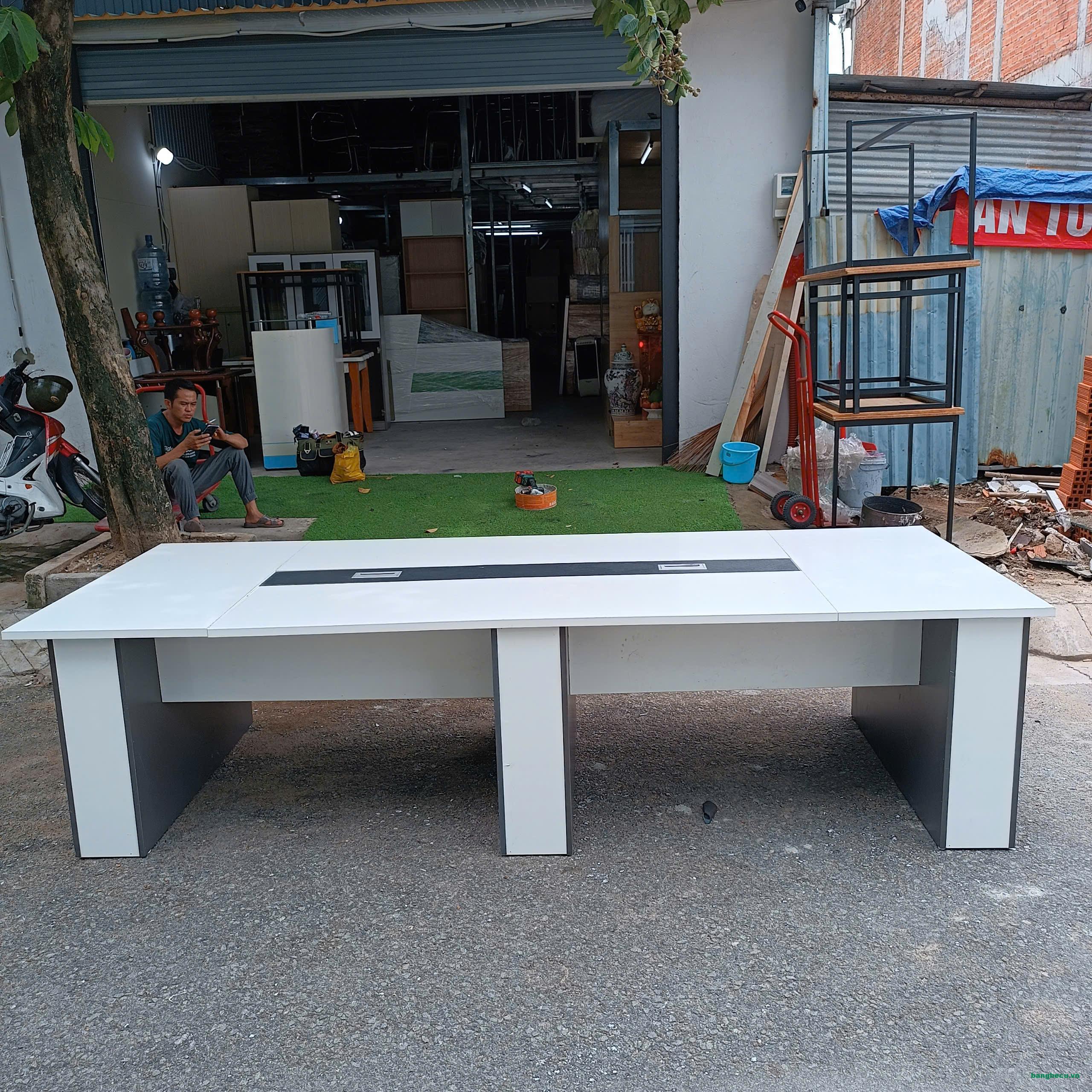 Bàn họp văn phòng 1m2x3m như mới