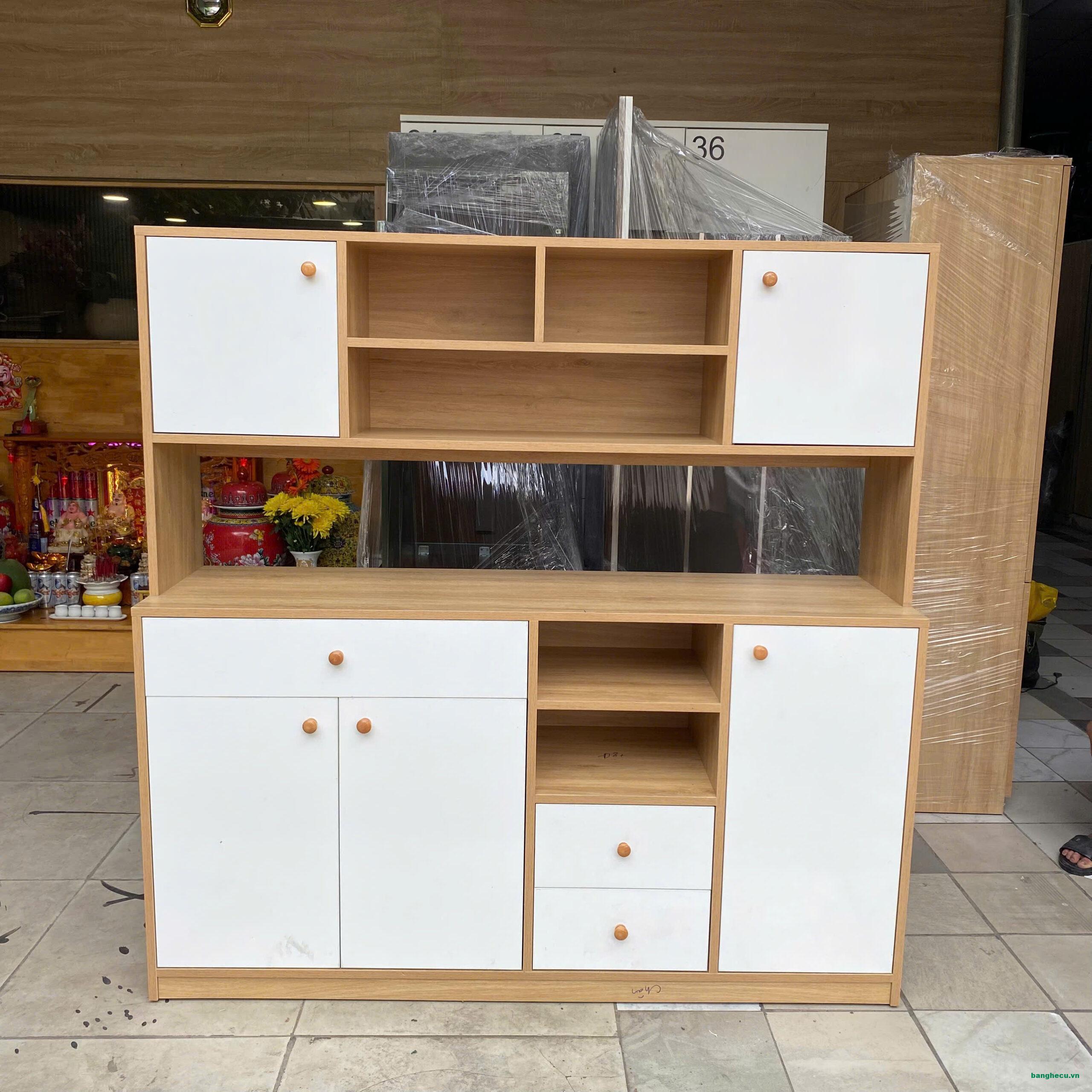 Tủ kệ gia dụng gỗ MDF 1mx1m5 mới 100%