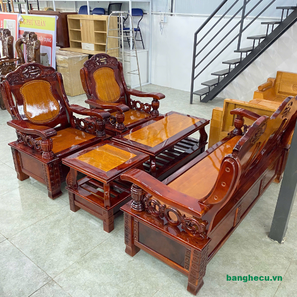 Bộ salon gỗ kiểu Đài Loan sang trọng