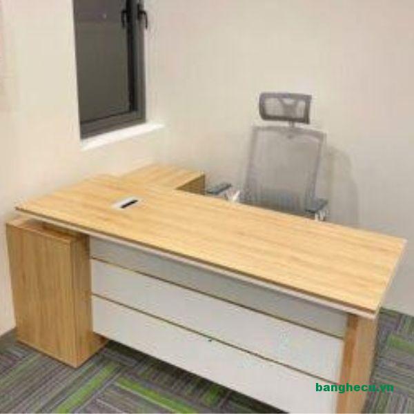 Thanh lý bàn Giám đốc gỗ MDF 1m6x80cm như mới