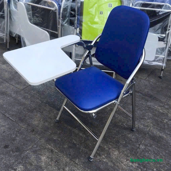 Ghế xếp liền bàn chân inox mới 100% giá tốt