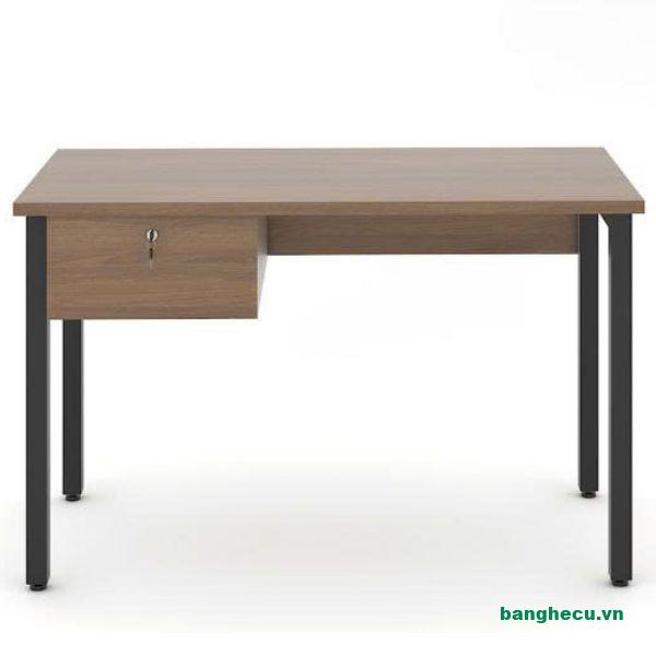 Bàn làm việc văn phòng chân sắt hộc treo giá tốt