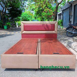 Giường ngủ thông minh bọc da 1m6x2m thanh lý